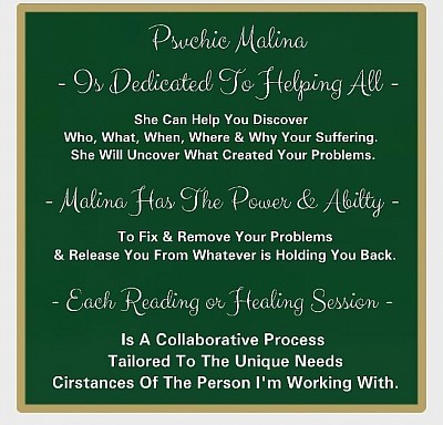 CALL FOR SPECIAL RATES - COMPLETE FULL LIFE READING - LOVE PACKAGE READING - COMBO MINI READINGS