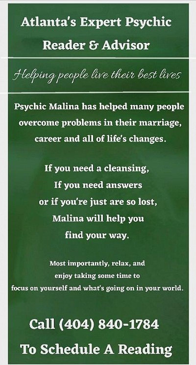 Psychic Malina Atlanta's Curse Removal
