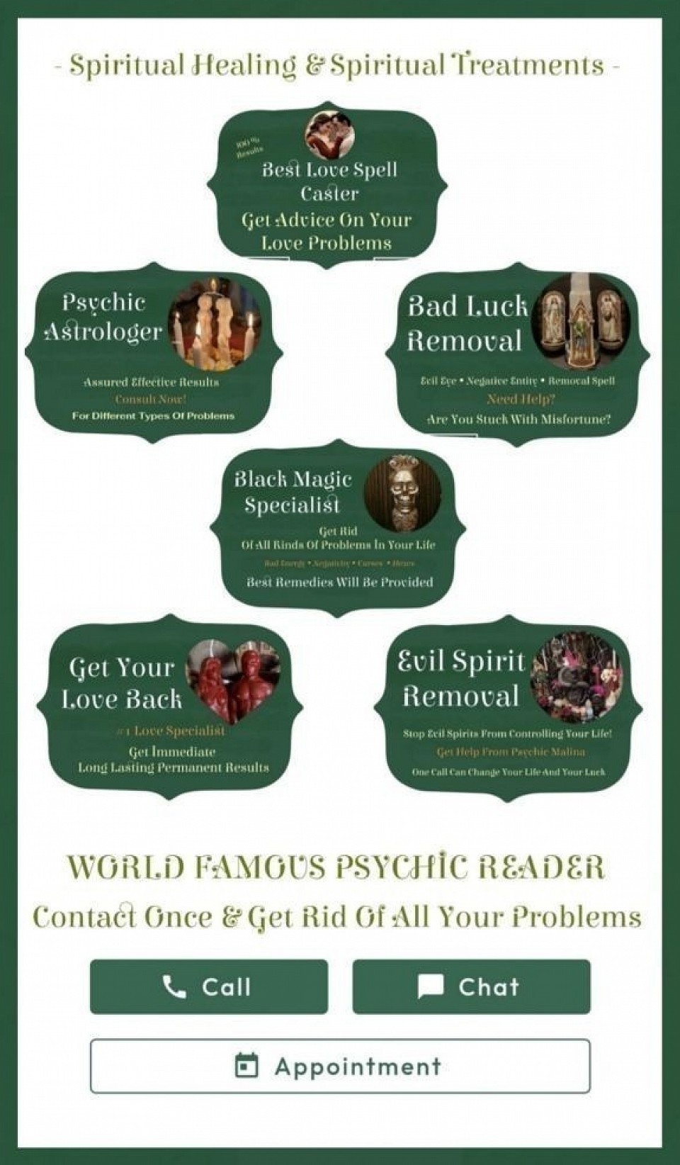 Psychic Malina Atlanta's Curse Removal