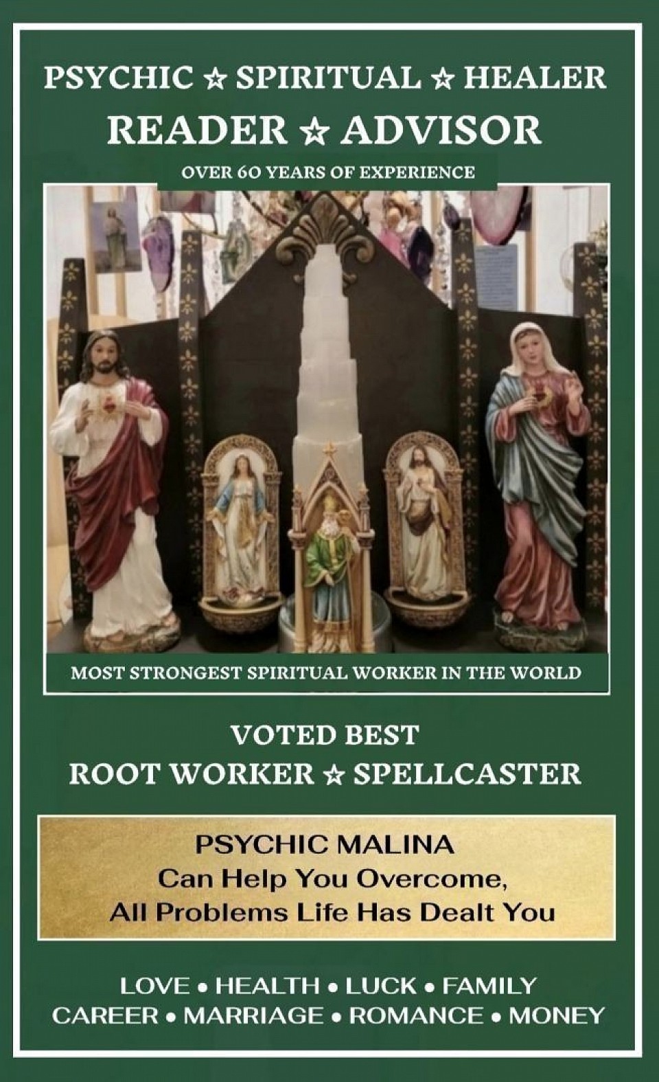 SPECIALIST IN SOLVING ALL PROBLEMS Relationships • Family Crisis • Health Issues • Court Cases & Legal Issues