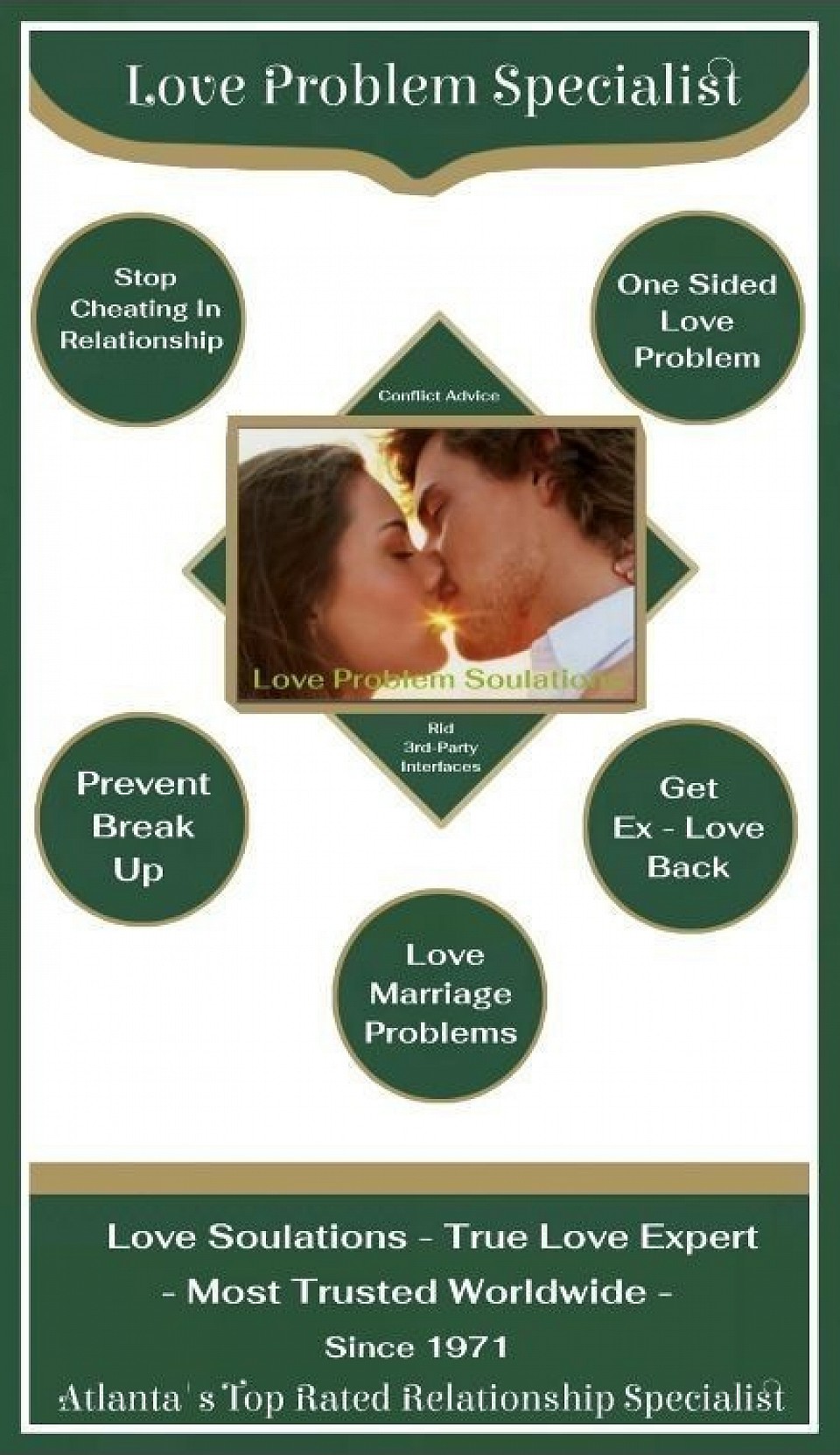 HERE TO RESOLVE YOUR RELATIONSHIP PROBLEMS & BRING LOVE INTO YOUR LIFE